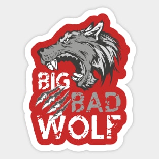 Big Bad Wolf Sticker